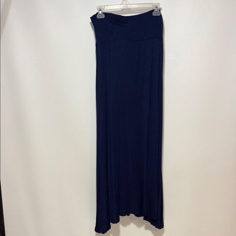 Love J Deep Blue Maxi Skirt